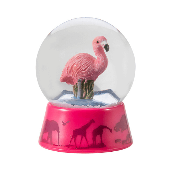 Snežna krogla flamingo
