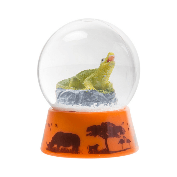 Snežna krogla krokodil