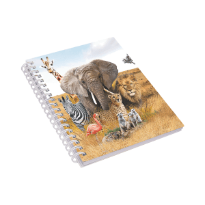 Zvezek s 3D sliko savana