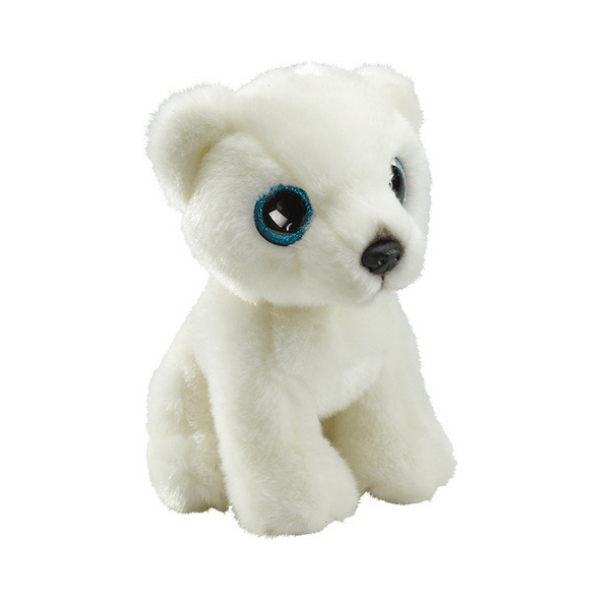 Glitter očki beli medved