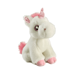 Glitter očki beli samorog