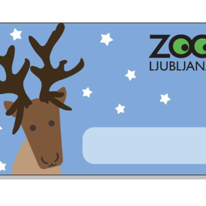 Darilne kartice severni jelen