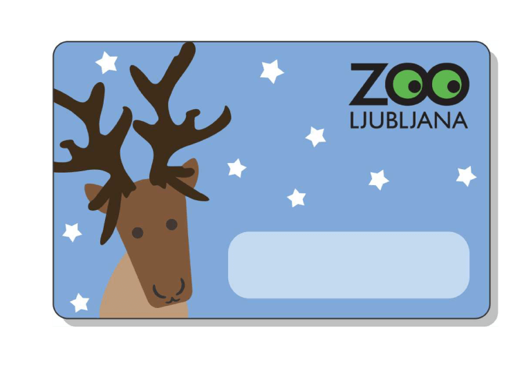 Darilne kartice severni jelen